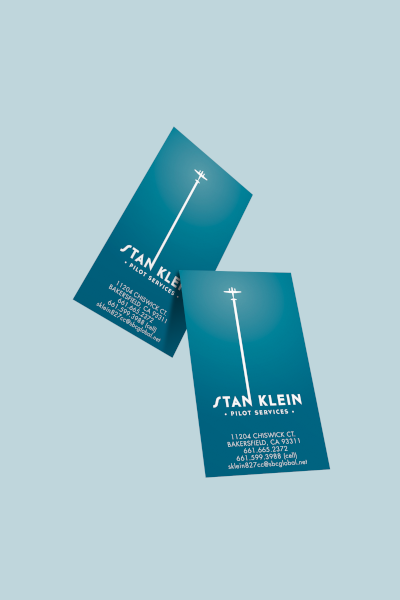 Image of Stan Klein business card graphic design